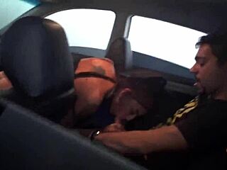 caroleta roots got so horny in menage, she gave up her tight ass.