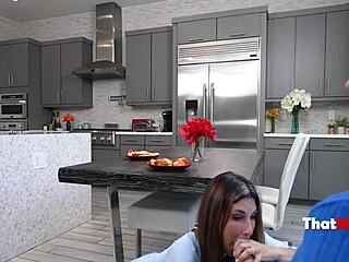 Han drunknade i stymors detaljer medan styvpappa stannade i sitt spel. Familjedynamiken skiftade under svärmors kukold-scenario.