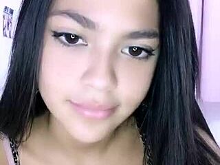 Little Latina Chats Directly On Web!