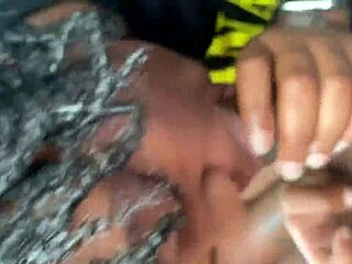 Ebony Girl Gives Deepthroat To Big Black Cock In Public Park?