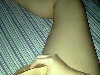 Pounding her pussy with toys and dildo, what a wife!