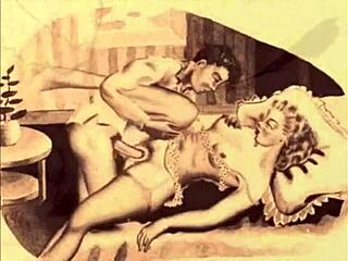 Vintage Erotic Drawings Collection