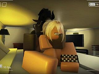 Roblox Adventure With Cookies And Four Futanari Characters In Action