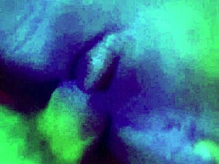 Ebony beauty stretched hard by Roger Woody