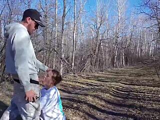 Curvy Babe Enjoys Public Fuck in Shower and Camp