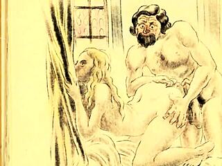 vintage drawings of erotic scenes from the past