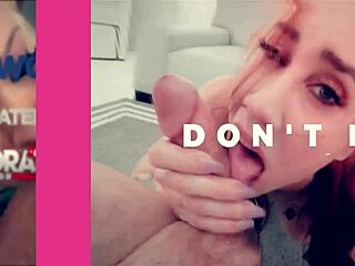 blonde goes from door to door offering dick sucking services, sloppy and all