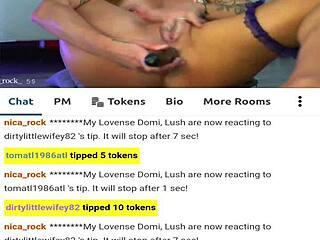 Did you see Nica rock to orgasm with masturbation?