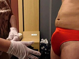 i love slapping that hard cock bulging under the tight bloomers, making him moan with joy