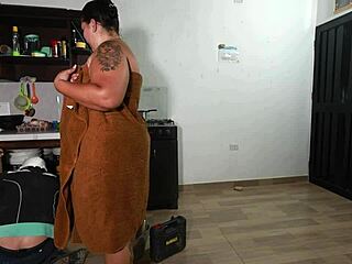 Colombian Girl In Uniform Sucks And Fucks Plumber