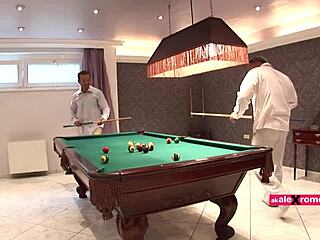 Mandy, the nympho, craves two dicks in her pussy