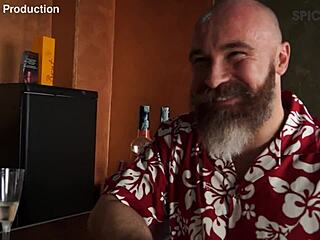 Blonde gets anal fucked in swinger club