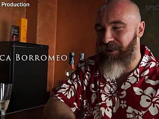 Blonde gets anal fucked in swinger club