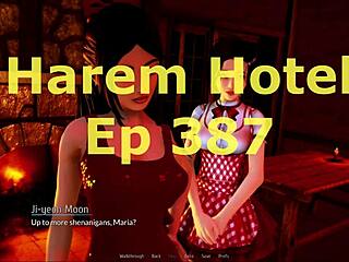 harem hotel 387 game scene