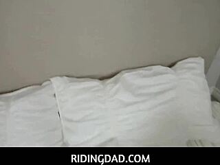 Hot teen stepdaughter gets fucked by stepfather in bedroom 🔥