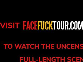 Blonde Submissive 18Yo Drools Sloppy Head on Mature Hard Cock