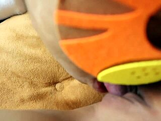 licking the cute high school student's pussy in a homemade uncensored video