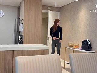 Latina Wife Fucks Husband's Friend While Waiting