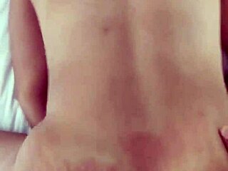 Bondage with my boyfriend on the beach, he whips me using dildos.