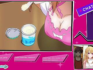 reacci�n a bukake de hombres extremadamente cachondos - kira 1