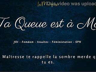 Your dick is mine, french joi femdom dirty talking