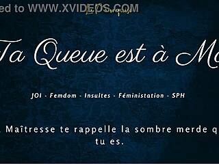 Your dick is mine, french joi femdom dirty talking