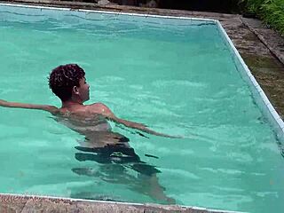 Boyfriend left me alone on valentine's so i fucked his son for revenge