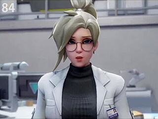 Mercy gets fucked hard by big cock and ends up pregnant