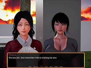 Playing a fun game with my new family members in this episode