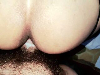 young woman gets massage