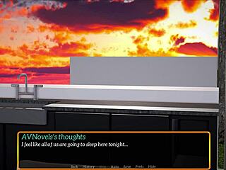 Playing a fun game with my new family members in this episode