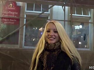 German teen gets anal at Dresden casting