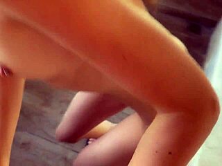 Horny Neighbor Masturbates On Balcony While Pervert Peeps - Katty West Anal