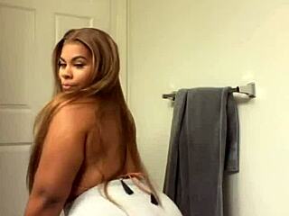 Mila's Hot Big Ass Gets Cum Before Amazing Action