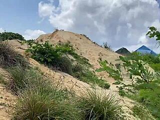 lagos lagoon hosts crazy outdoor quickie with asian-european duo