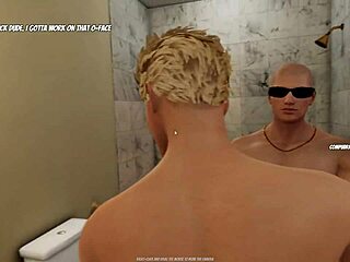 House party bathroom sex with frank patrick watching