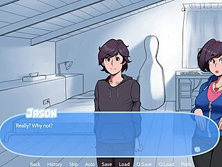 Milf with Big Tits Joins 3some in Snow