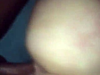 young adult in interracial doggy position scene