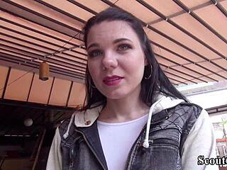 German Scout Nails Teen Tata Lilashi’s Hairy Slit Hard