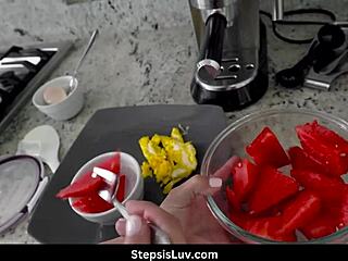 Cut Brunette Stepsis Angel Windell Penetrated By Huge Dick Stepbro Jay Rock