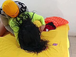 Sexy 18+ Girl Receives Rough Fucking from Behind by Oiled Massage Therapist