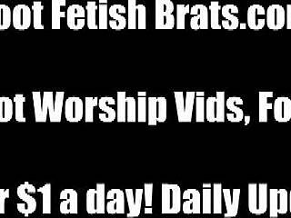 Two Roommates' Sexy Feet In Dorm