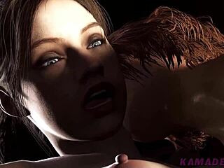 jill and claire are licking each other in uniform, fingering to orgasm