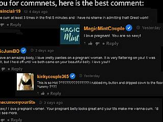 Amateur Pregnant Girlfriend Fucks!