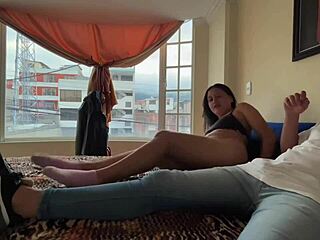 I was so horny I took off the condom from my coworker and he came in my vagina