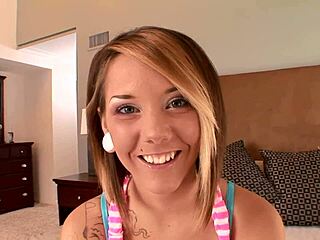 Wow! Pretty Brunette Latina Ava Jay In Pigtails Gets Sold To A Horny Old Stud!
