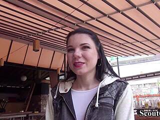 German Scout Nails Teen Tata Lilashi’s Hairy Slit Hard