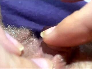 this big clit is having an intense orgasm up close