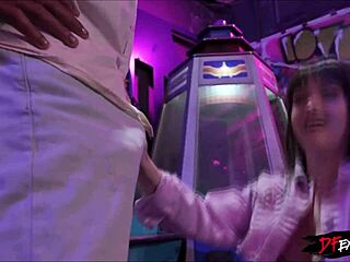 Let's fuck right here in the arcade