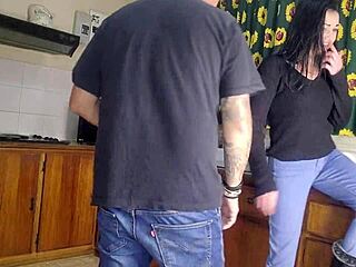 Latina Enjoys Hard Fuck with Lover Before Husband Arrives